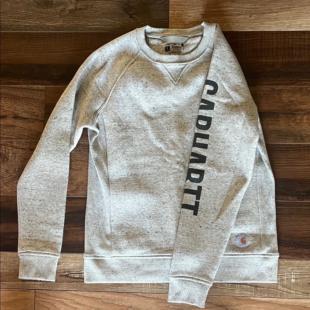 Carhartt Light Gray Crewneck Sweater for Men
